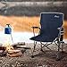 WolfWise 350lbs Portable Folding Arm Camping Chair Heavy Duty with Carry Bag Navythumb 1