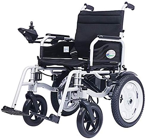 WLG Smart Electric Power Wheelchair,Lightweight Folding,Supports 100Kg,Motorized Wheelchairs Convenient for Home,Travle and Outdoor Use Comfortable