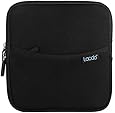 Lacdo Shockproof External USB CD DVD Writer Blu-Ray & External Hard Drive Neoprene Protective Storage Carrying Sleeve Case Pouch Bag With Extra Storage Pocket for Apple MD564ZM/A USB 2.0 SuperDrive / Apple Magic Trackpad / SAMSUNG SE-208GB SE-208DB SE-218GN SE-218CB / LG GP50NB40 GP60NS50 / ASUS External DVD Drives (Black)