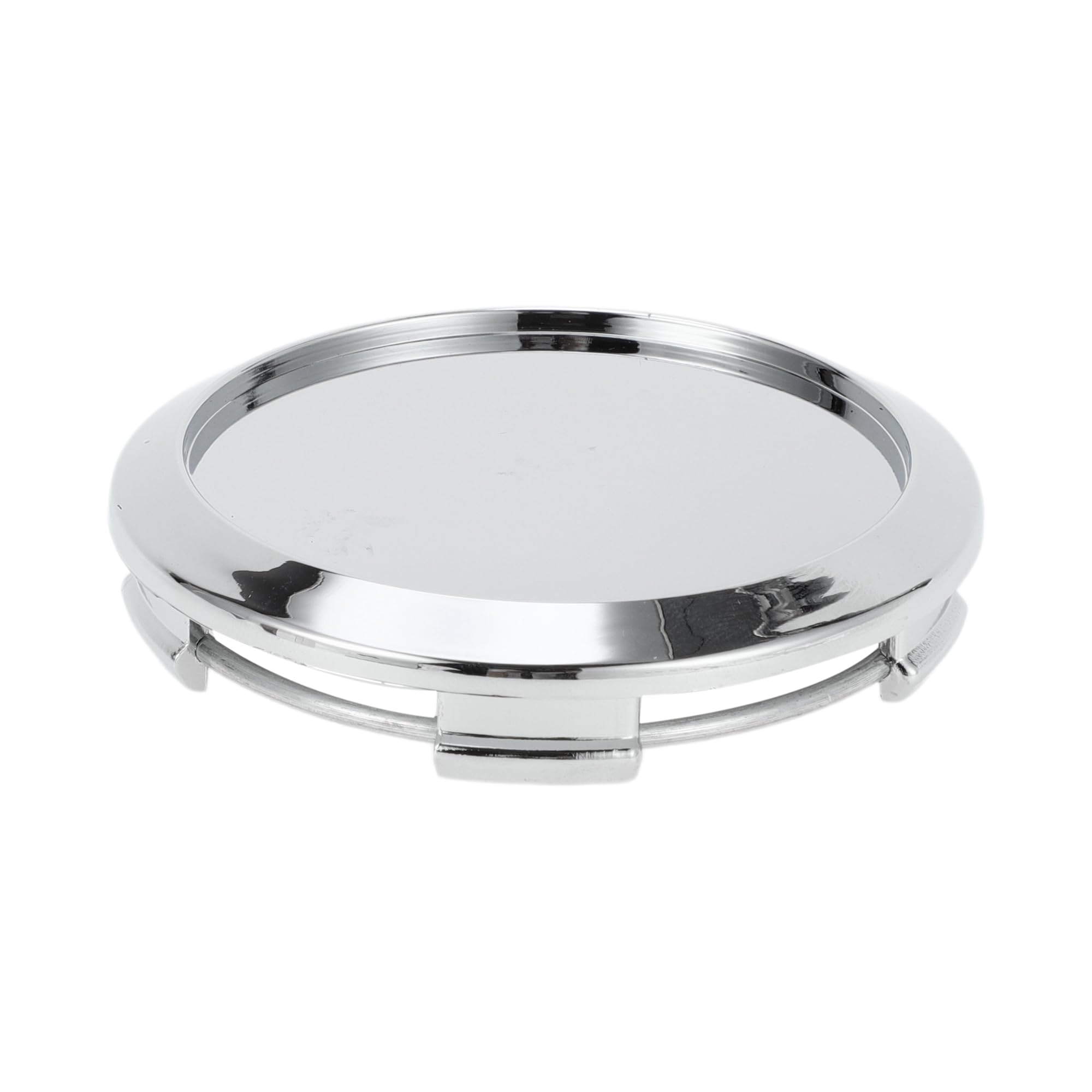 Photo 1 of Hihaha Universal Car Wheel Center Hub Cap/Inner Rim Cover Hub Caps for Most Cars/Snap-in Plastic 64mm 2.52" OD / 1 Pcs Chrome Silver Tone