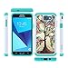 J7 V Case, J7 Perx Case, J7 Sky Pro Case, J7V Case, Galaxy Halo Case, J7 Prime Case, LEEGU Dual Layer Heavy Duty Protective Silicone Plastic Cover Case for Samsung Galaxy J7 2017 - Love Tree