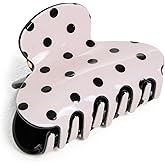 Lele Sadoughi Women's Mini Polka Dot Claw Clip, Blush, One Size