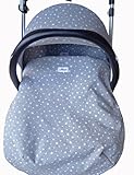 FUNDA+SACO PARA MAXI COSI, UNIVERSAL( CABRIOFIX, JANÉ, CIBEX, BEBECONFORT, ETC) WHITE STAR JANABEBE® IMPERMEABILIZADO