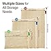 Reusable Produce Bags (Set Of 9) + Bonus Stainless Steel Straws - Premium Organic Cotton Mesh Grocery Bag with Drawstring - Eco Friendly and Washable, Net Zero Reuseable and for Vegetable or Veggie