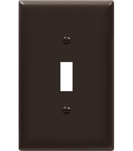 Leviton 80511-A Almond Midway Three Gang Toggle Light Switch Wall Plate