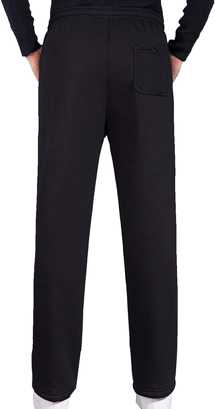 Zoulee Mens Open-Bottom Sports Pants 