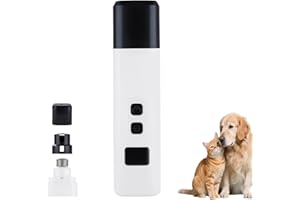 Catlabo Cat Nail, Catlabo Nail Trimmer, Safe Cut Cat 𝐍ail Trimmer, Two Adjustable with 360° Grinding Settings, Low Noise, Po