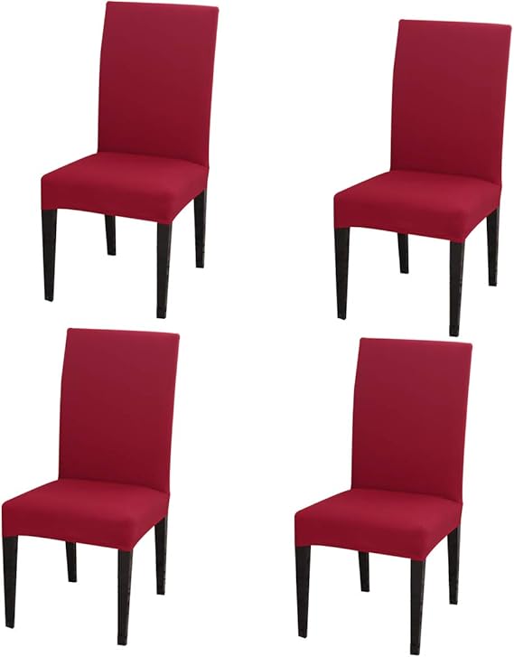 FORCHEER Dining Chair Cover Waterproof 4 Pack Stretch Kitchen PU