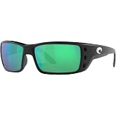 Costa Del Mar Sunglasses For Men - Permit Mens Polarized Sunglasses 580G 62 | Polarized Fishing Glasses with UV Protection - Costa Sunglasses for Boating, Beach &amp; Driving - 580G, 62
