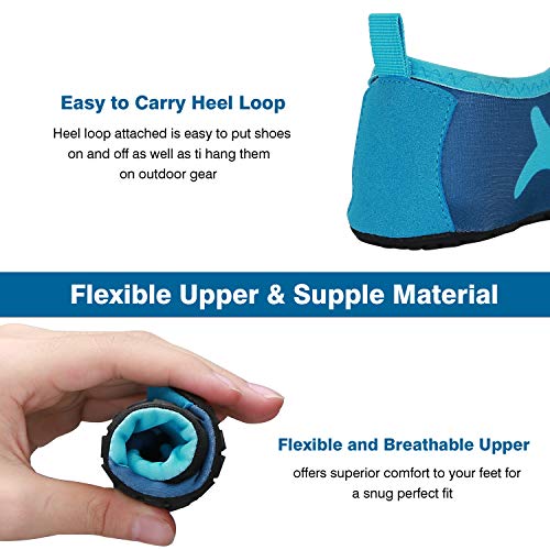 image for JOTO Water Shoes Beach Socks for Kids Toddler Baby Girls Boys, Barefoo