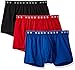 BOSS Men's 3-Pack Cotton Trunk, New Red/Blue/Black, X-Large