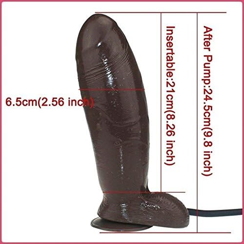 Beige Inflatable Plug Pump with Push Release Button Backyard Pulled Bead Pneumatic Inflating Plug Stimulate Massger