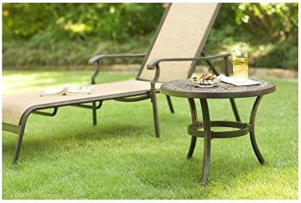 Martha Stewart Living Solana Bay Aged Bronze Finished Side Table