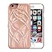 W7ETBEN for iPhone 6s Case,Wetben Hidden Back Mirror Wallet Case with Stand Feature and Card Holder for iPhone 6 4.7