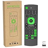 Aerb 2.4G Mini Wireless Keyboard Mouse Multifunctional W Infrared Remote Learning, 3-Gyro and 3-Gsensor, Air Control for Windows iOS MAC