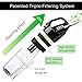 Holsea Car Vacuum Cleaner, 5000Pa 80W DC 12V Portable Handheld Vacuum Cleaner for Car, Patented Triple-Filtering System, Stainless Steel Filter, 16.4ft Power Cord with a Bag