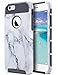 ULAK iPhone 6s Case, iPhone 6 Case Marble, Slim Hybrid Protective Scratch Resistant Hard Back Shock Absorbent TPU Bumper Case for Apple iPhone 6/6s 4.7 inch (Artistic Marble)