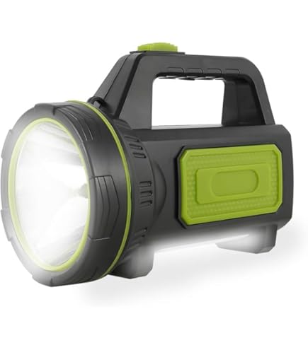 SUYOOULIN Solar Rechargeable LED Searchlight, Super Bright 13000LM - View #6