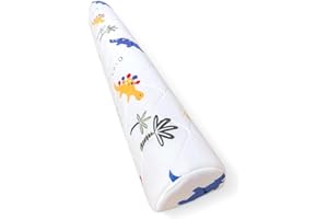 CEEKLIYBEAR 1-Pack Premium Foam Bed Bumpers for Toddler, Non-Slip Bed Rails for Toddlers for Twin, Queen, King Beds, Machine Washable Bumpers Cover for Easy Care（Size：52" x 7" x 5"）