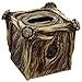 Rustic Deer Antler / Tree Bark Square Tissue Box Cover Holder