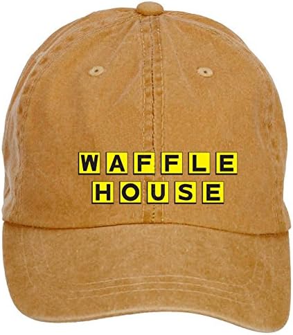 nmmnggsimida Unisex Waffle House Logo Baseball Caps One Size ColorName Velcro Adjustable