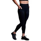 Born Primitive Women's Eccentric Legging - Stretchy Moisture-Wicking High-Waisted Sports Gym Yoga Pilates Compression Pants, Black, Medium