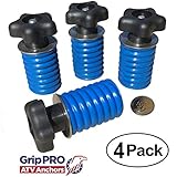GripPRO ATV Anchors to fit Polaris Ranger Lock & Ride Knob Tie Down Anchor Kit - Set of 4