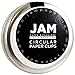 JAM PAPER Circular Paper Clips - Round Paperclips - Silver - 50/Pack