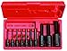 Stanley Proto J72156 10 Piece Hex Bit Socket Set, 3/8