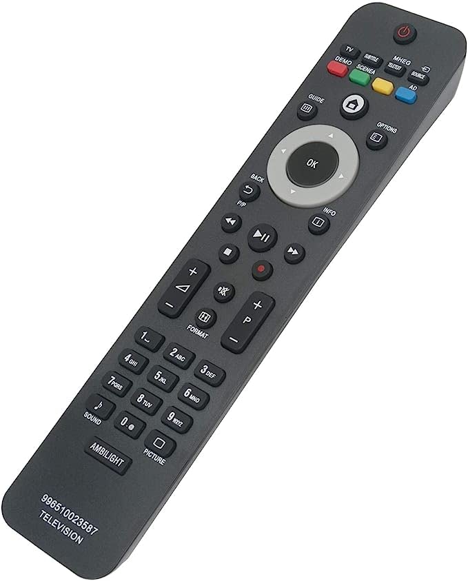 Replacement Remote Control Fit for Philips LCD TV 42PFL7404H/60 42PFL7864H 42PFL7864H/12 42PFL7864H/60 47PFL5604H/10 47PFL5604H/12 47PFL7404H/60 52PFL5604H 52PFL7404H 52PFL7404H/12 996510023587
