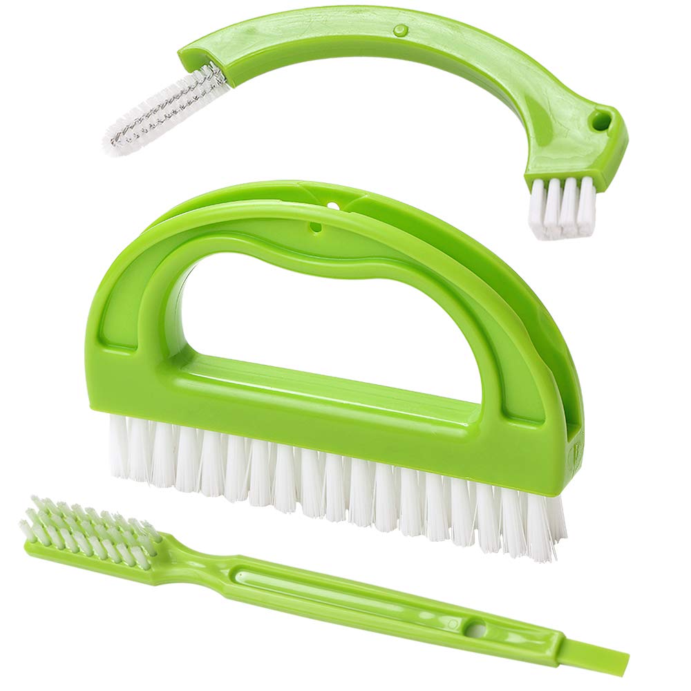 Tile Brushes (3 in 1) Grout Cleaner Joint Scrubber for Deep Cleaning Living&Giving …