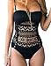 Women's Lace Crochet One-Piece Swimsuit Swimwear