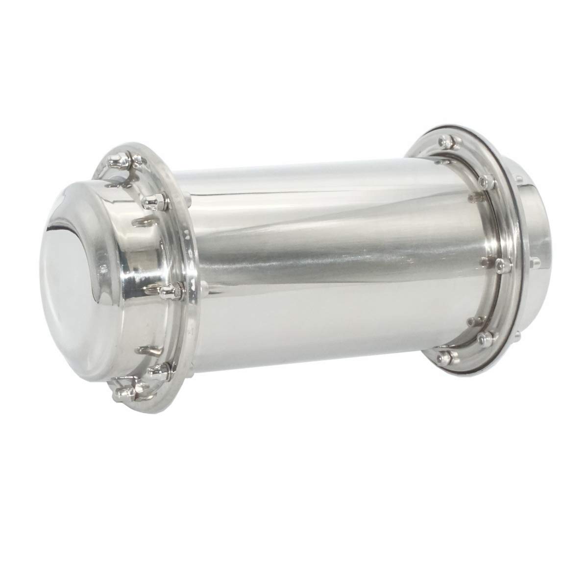 moumou Time Capsule Anti-Corrosion Waterproof Stainless Steel Capsule Container Durable Lock Container for Future (10.2 inch / 26cm)