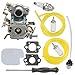 Powtol 545070601 PP4218A PR4218 Carburetor Fits Poulan Pro P3314 PP4218AVX P4018WT PP3516AVX P4018 P3416 PP4218 PPB4218 P3314WSA PPB3416 P4018WM PP4018 PP3816 Chainsaw Replace C1M-W26C