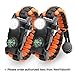 NVioAsport Survival Bracelet, 20 in 1 Adjustable Survival Paracord Bracelet, Survival Gear Kit with Compass, Rescue Whistle, Fire Starter for Hiking, Camping and Hunting - 2 Pack