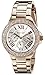 SO&CO New York Women's 5019.4 Madison Day and Date Crystal-Accented Rose-Tone Stainless Steel Link Bracelet Watch