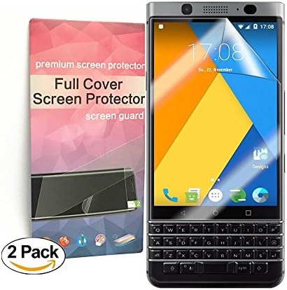 Blackberry Keyone full Coverage Screen Protector Anti-Bubble [2 Pack], Thierfy [HD Ultra Clear] [Anti-Glare] [Anti-Scratch] TPU Film Curved Edge to Edge Screen Protector for Blackberry Keyone