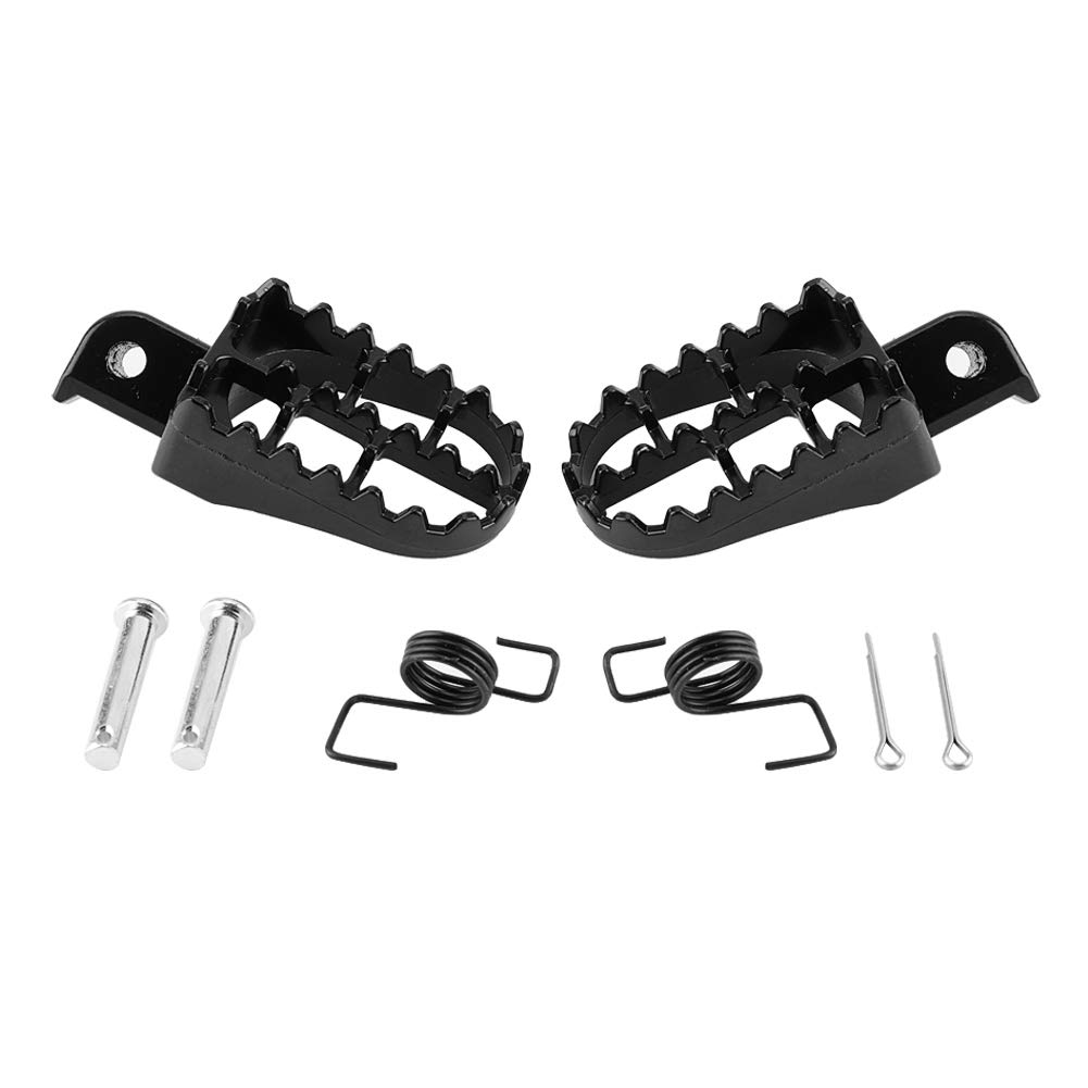 Suuonee Motorcycle Footpegs,2pcs Motorcycle Foot Pegs Pedals Rest Footrest for PW50 PW80 TW200