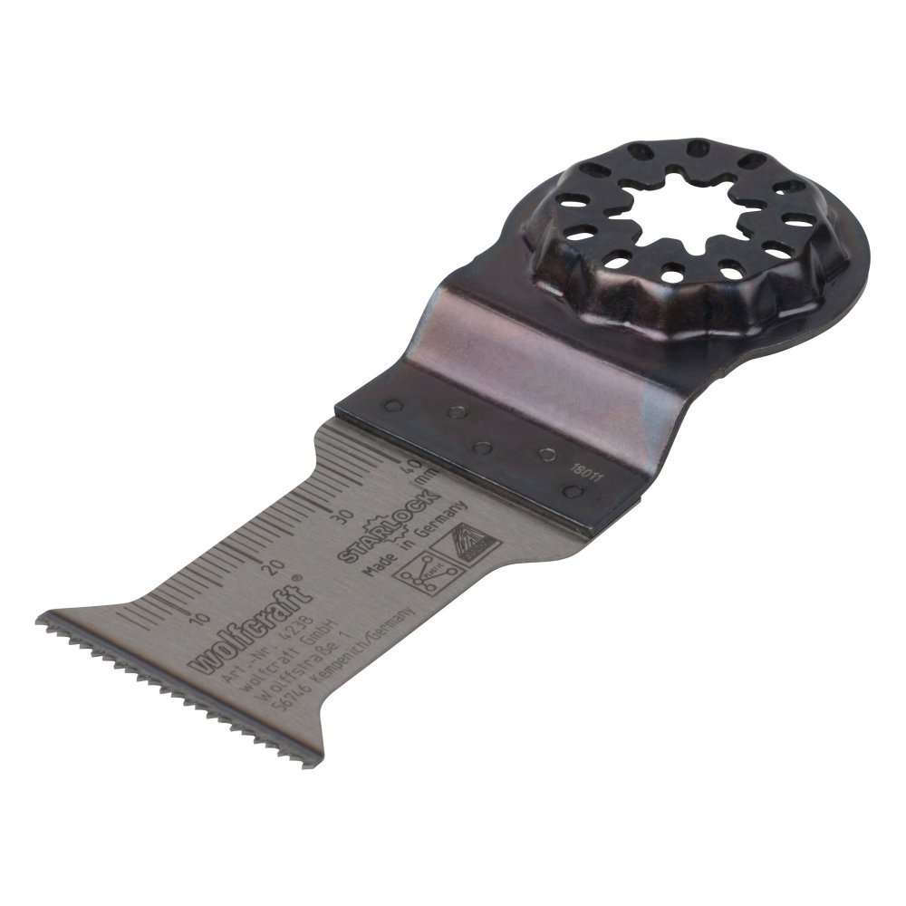 wolfcraft HCS Pushcut Saw Blade “Expert”, STARLOCK receptacle, wood, 35 mm I 4238000 I For cutting small recesses in softwood and laminate