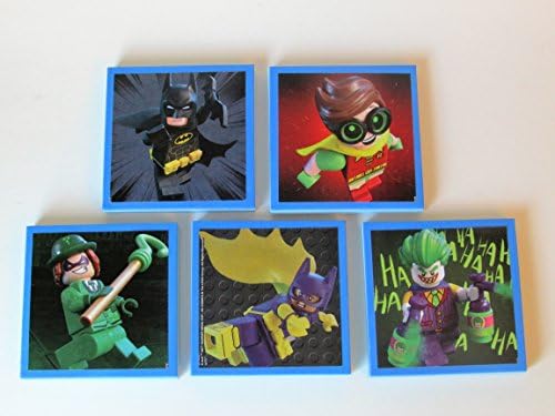 Lego Batman (Set #2) Note Pads Set of 5 - Excellent Party Favors - Lego Batman Birthday Party Favors