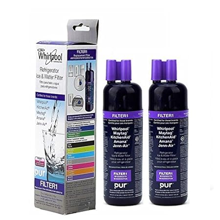 Whirlpool Pur filtro 1, w10295370 a nevera filtro de agua (2 ...
