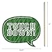 Big Dot of Happiness End Zone - Football Photo Booth Props Kit - 20 Count