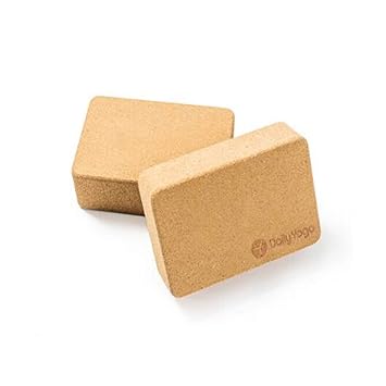 KUQIQI Yoga Diaria, Ladrillos de Yoga de Corcho, Práctica de ...