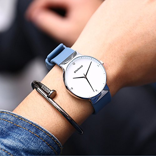 PALADA Women’s Quartz Analog Wrist Watch with 2 Pair of Soft Silicone Band