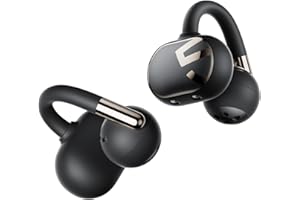 SoundPEATS Clip1 Open Ear Earbuds with Dolby Audio | Comfortable & Secure Clip-on Design for Sports, Workouts | Hi-Res & LDAC, 12mm Driver, 40H Playtime, Fast Charging, IPX5 Waterproof, Bluetooth 5.4
