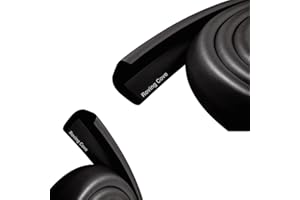 Roving Cove HeftyFit Edge Protector for Baby Proofing (9ft Large Edge Only), Heavy-Duty Soft Rubber Foam Furniture Edge Bumper Guards, Desk Edge Cushion, Wall Corner Covers, 3M Adhesive, Onyx Black