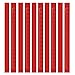 Carpenter Pencils, 7 Inch Construction Pencils, Marking Carpentry Pencil with Printed Ruler(10 Pack/Red)