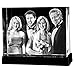 Personalized Engraved Photo Crystal Flat Cube A1804