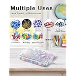 iBune-18-Grids-Plastic-Compartment-Container-Bead-Storage-Organizer-Box-Case-with-Adjustable-Removable-Dividers-for-Jewelry-Cosmetics-Craft-Tackle-Pills-Bolts-and-Nuts
