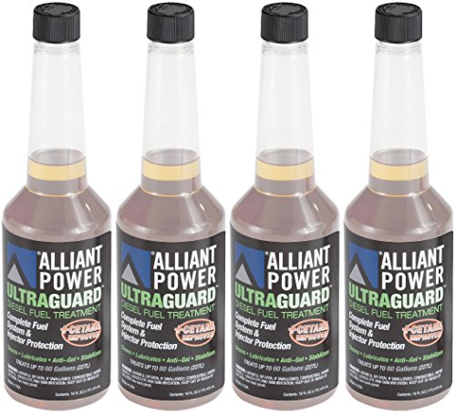 Alliant Power ULTRAGUARD Diesel Fuel Treatment - 4 Pack of Pints # AP0501